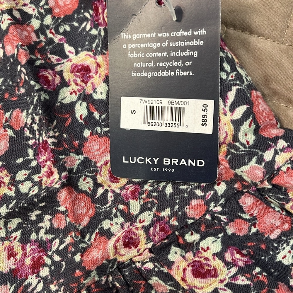Lucky Brand Short Sleeve Babydoll Dress / NWT/Small - Picture 8 of 14